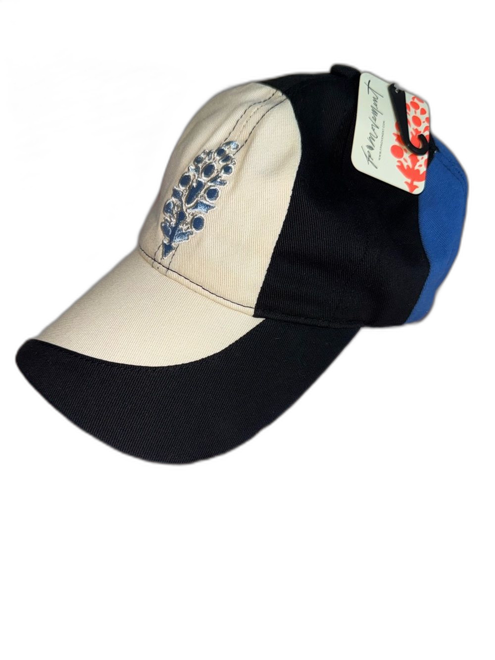 NWT FP Movement Free People Embroidered Leaf Logo Color Block Baseball Cap Hat